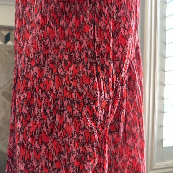 Elegant Red Sleeveless Dress by joie - Picture 5 of 10